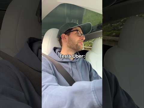 Tesla Uber drivers know what’s up 😏 #tesla #uber #teslamodely