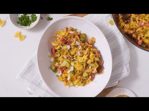 One-Pot Cheeseburger Pasta Bake