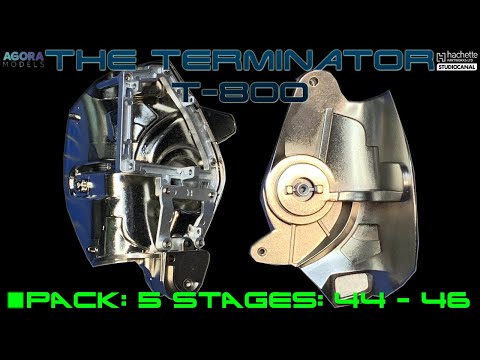 Stavba Big Scale ModelTerminator T-800 od Agora Models - Pack: 5, Stages: 44 - 46 + Jaguar E-Type
