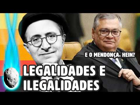 REINALDO AZEVEDO DIZ QUE DECISÃO DE DINO É LEGAL E A DE MENDONÇA, ILEGAL | PLANTÃO