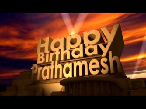 Happy Birthday Prathamesh