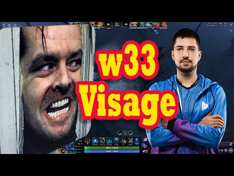 (50 sec of Dota 2) w33 Visage (you're not safe anywhere! even in your own base) the legend Highlight