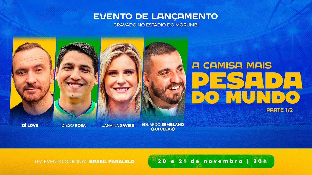 A CAMISA MAIS PESADA DO MUNDO | Evento de Lançamento com Edu Clear, Janaína Xavier e Zé Love