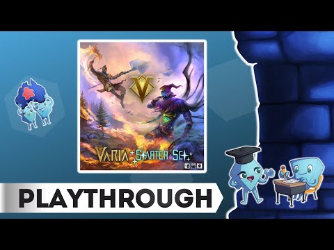 Varia - Card duel game, build your Classes - Playthrough with Tarrant and Stella