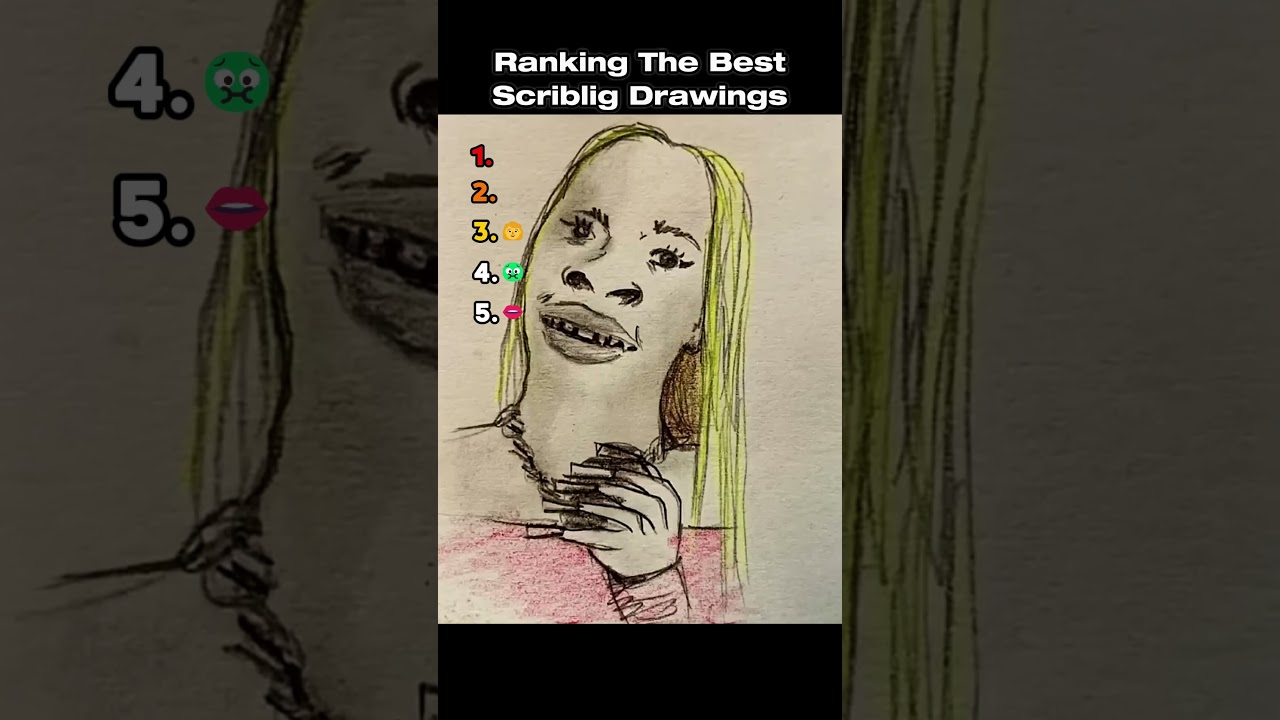 Ranking The Best Scriblig Drawings (Part 7) #ranking #funny #drawing