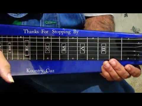 E- Lap Steel Guitar Lesson 2 Tone Bar Tips Blues and Swing