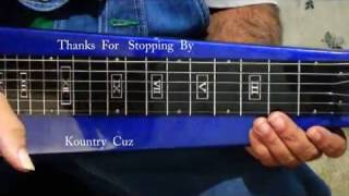 E- Lap Steel Guitar Lesson 2 Tone Bar Tips Blues and Swing