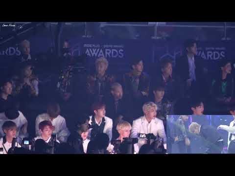 2018 MGA Wanna One & Generations from Exile Tribe reaction to BTS I'm Fine