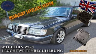 Mercedes R107: Regulacja świateł - diagnostyka i naprawa