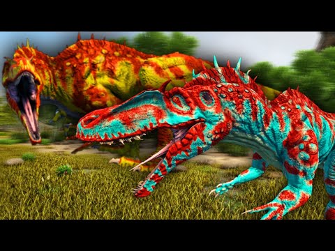 NEW HYBRIDO MOSTRUSO! DESTROI TUDO COM O RABO! Ark Survival Evolved Dinossauro