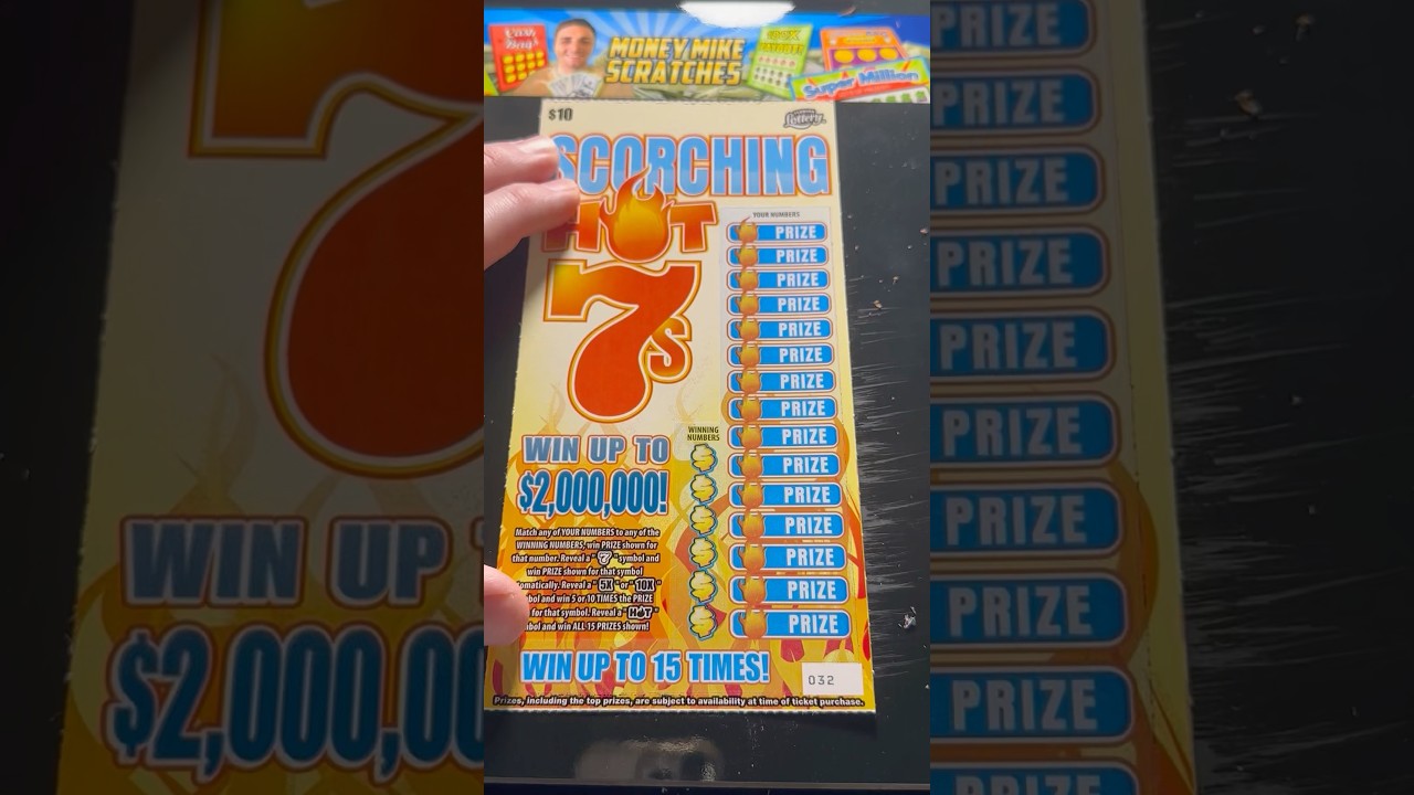 HUGE Win On Florida’s New Scorching Hot 7’s Ticket! #scratchoff #scratchoffs #scratchers #lottery
