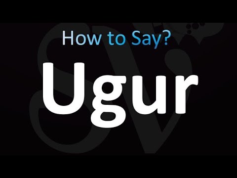How to Pronounce Ugur (Turkish, Uğur)