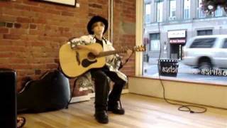 Sawyer singing "Because of You" at Happy Jack's Cafe.mpg