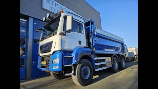 MAN TGS 33.440 6x6 HYVA Hydraulische kleppen dump truck | Image 4 - Autoline