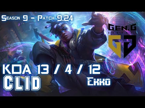 Gen Clid EKKO vs NIDALEE Jungle - Patch 9.24 KR Ranked