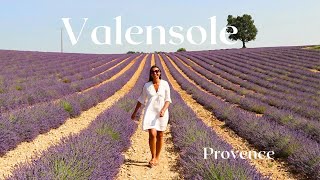 Travel vlog - Beautiful VALENSOLE in PROVENCE! Alone on a Road trip to FRENCH LAVENDER Fields 💜