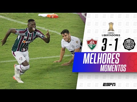 Gols e lances de Fluminense x Olímpia