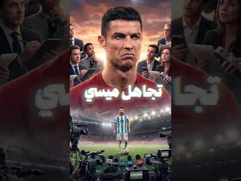 رونالدو أسكت الكل ثم أحرج الصحفي بسبب سؤال ميسي 