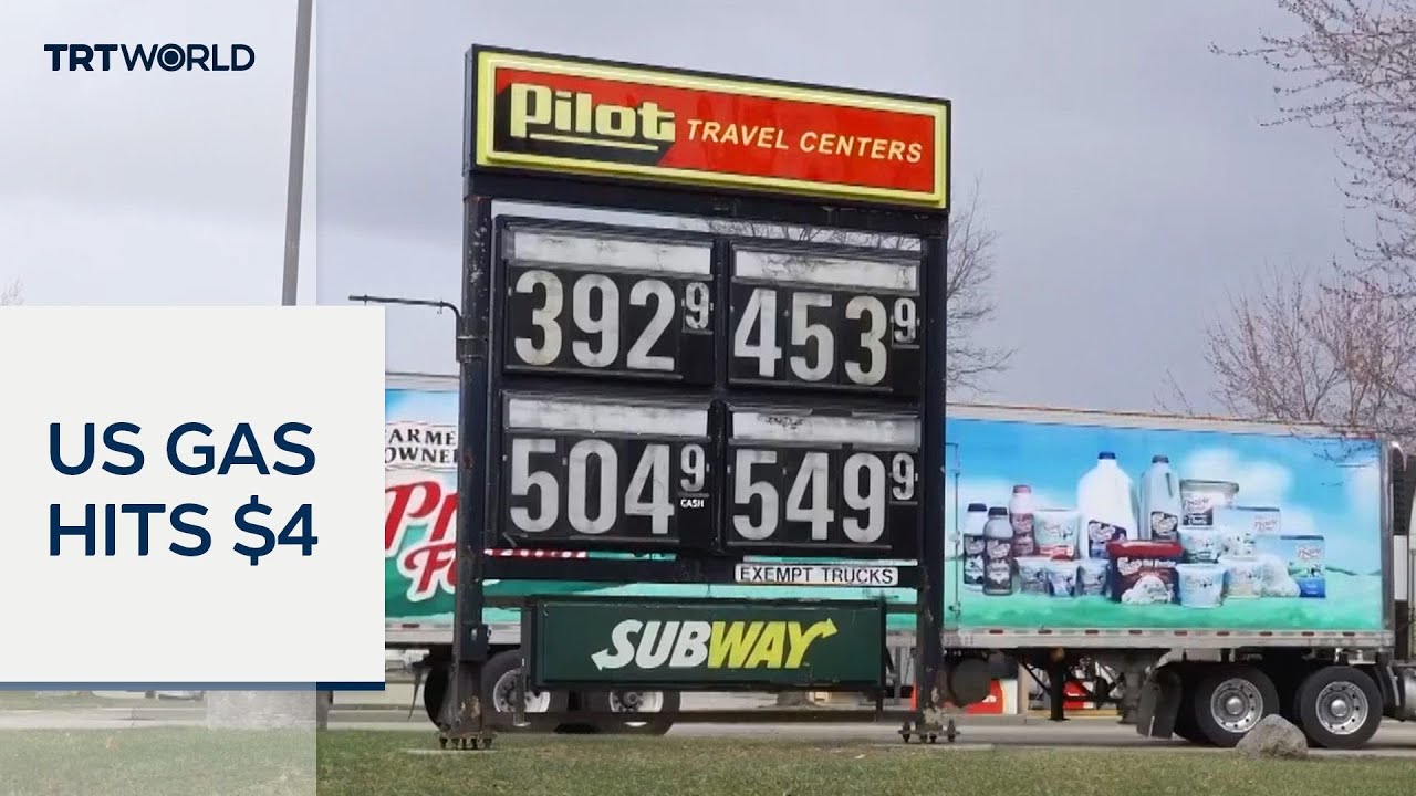 Price of oil hits $4 per gallon in the US