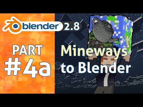 How to use Mineways in 1 minute | Blender 2.8 Minecraft Animation Tutorial #4a