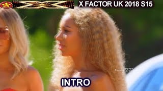 INTRO The Overs with Ayda Field Adam Lambert &amp; Leona Lewis Judges House X Factor UK 2018