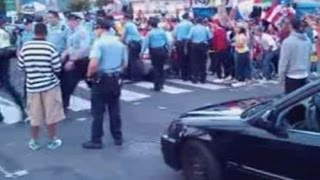 Police officer filmed allegedly punching innocent woman in Philadelphia