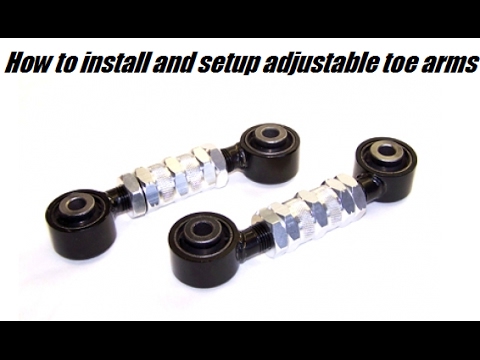 How to set up and install adjustable rear toe arms (Honda)