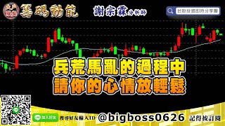 【大戶羅盤籌碼動能】 #謝宗霖0224，兵荒馬亂的過程中，請你心情放輕鬆 (圖)