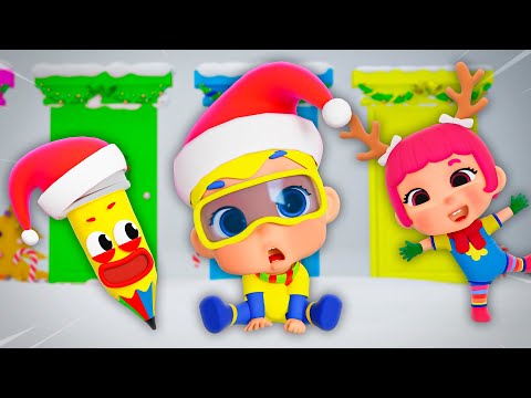 Magic Pencil Christmas! Hide and Seek with Baby DB | D Billions Kids Songs