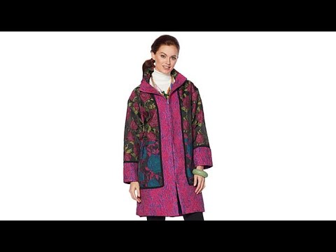 Rara Avis von Iris Apfel – Jacquard-Webmantel