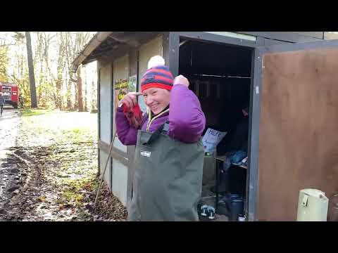 Algen-Reinigungsprojekt Parkteich Lichtenstein 26.11.2022