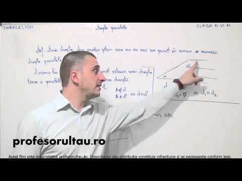 28   cls6   Paralelism   drepte paralele   definitii