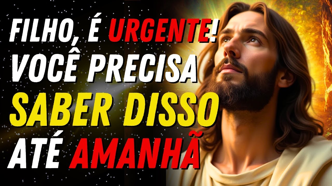 ⚠️ NÃO PULE: Ouça 4 MINUTOS dessa mensagem - PERDERÁ MUITO SE O IGNORAR HOJE | MENSAGEM DE DEUS HOJE