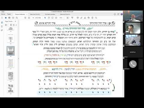 ר' יואל חקון - יחודים  כוונות הסעודה - בית וגן - תשפ"ד - יחודים וכוונות הסעודה - שיעור 04 - חיוורתי
