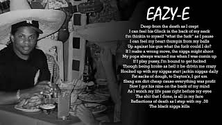 Eazy-E  - Black Nigga Killa (Lyrics)