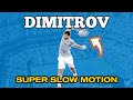 Dimitrov Backhand Super Slow Motion