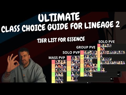 Ultimate class choice guide for Lineage 2