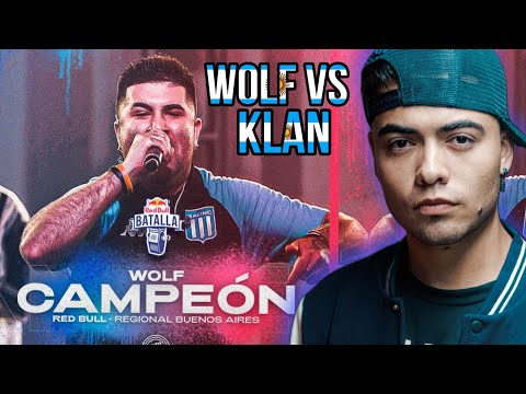 WOLF es el HOMBRE REDBULL!! || Reacción a Wolf vs Klan Regional Buenos aires // Wendigo