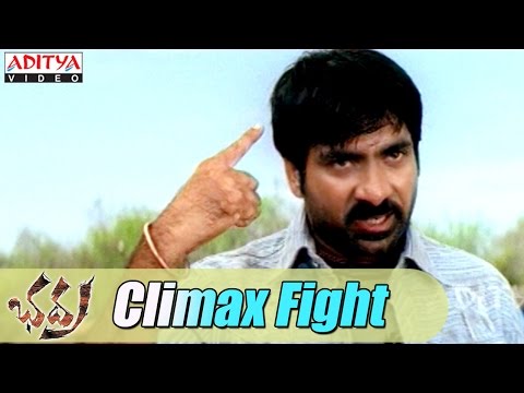 Bhadra Movie Climax Fight Scene - Ravi Teja ,Pradeep Rawat