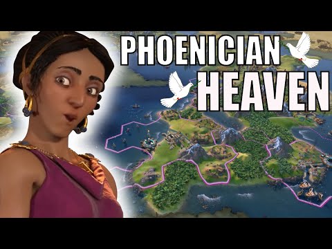 Civ 6 | The ULTIMATE Map For Dido, This Gets VERY SILLY – (#1 Deity Phoenicia Civilization VI)