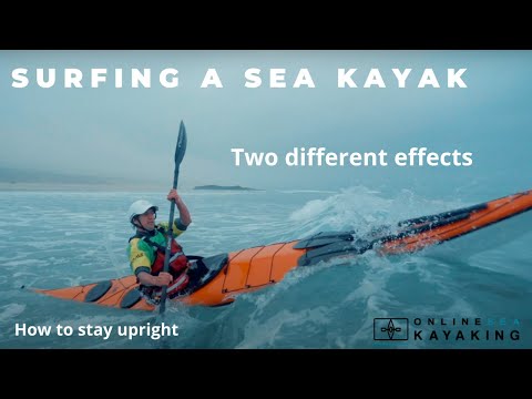 Online Sea Kayaking - Surf two different effects