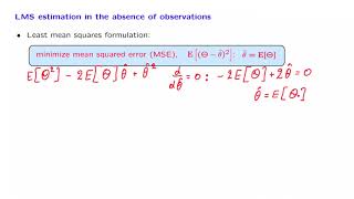 L16.2 LMS Estimation in the Absence of Observations