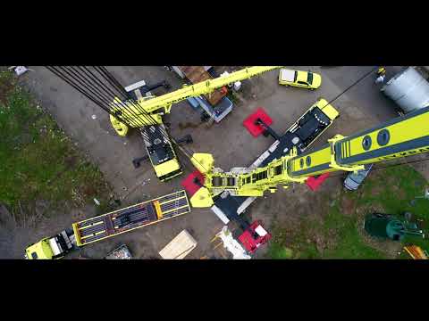 LTM 1450-8.1 mit Wippe und Hilfskran LTM 1100-5.2