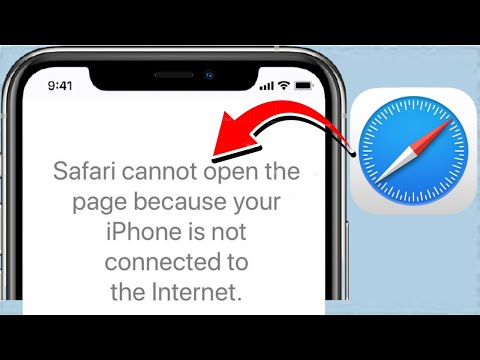 How to fix Safari cannot open the page because your iPhone is not connected to internet | iOS 14
