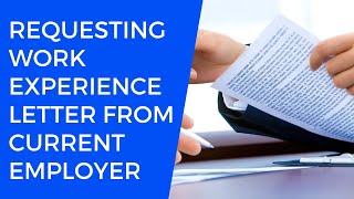 How to request work experience letter from current employer | Canada PR Reference Letter Format