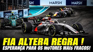 F1: MOTOR RUIM? NÃO TEM PROBLEMA! FIA DÁ 'JEITINHO' PARA SALVAR EQUIPES COM MOTORES RUINS!