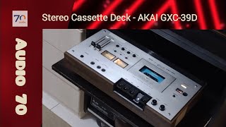 Video thumbnail for Stereo Cassette Deck AKAI GXC-39D Demo by Audio 70