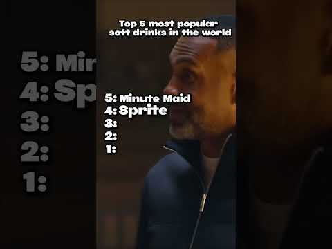 Top 5 most popular soft drinks in the world: #minutemaid #fanta #cola #sprite #pepsi #fypage