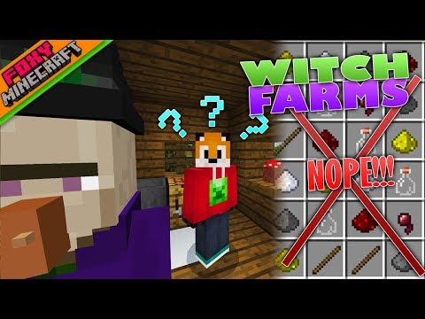 FoxyNoTail - How To | WITCH SPAWNING | Minecraft Bedrock Edition