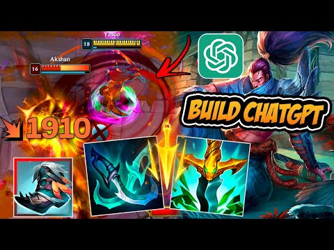FIZ YASUO MID COM A BUILD DO CHAT GPT E FICOU INSANO DE FORTE